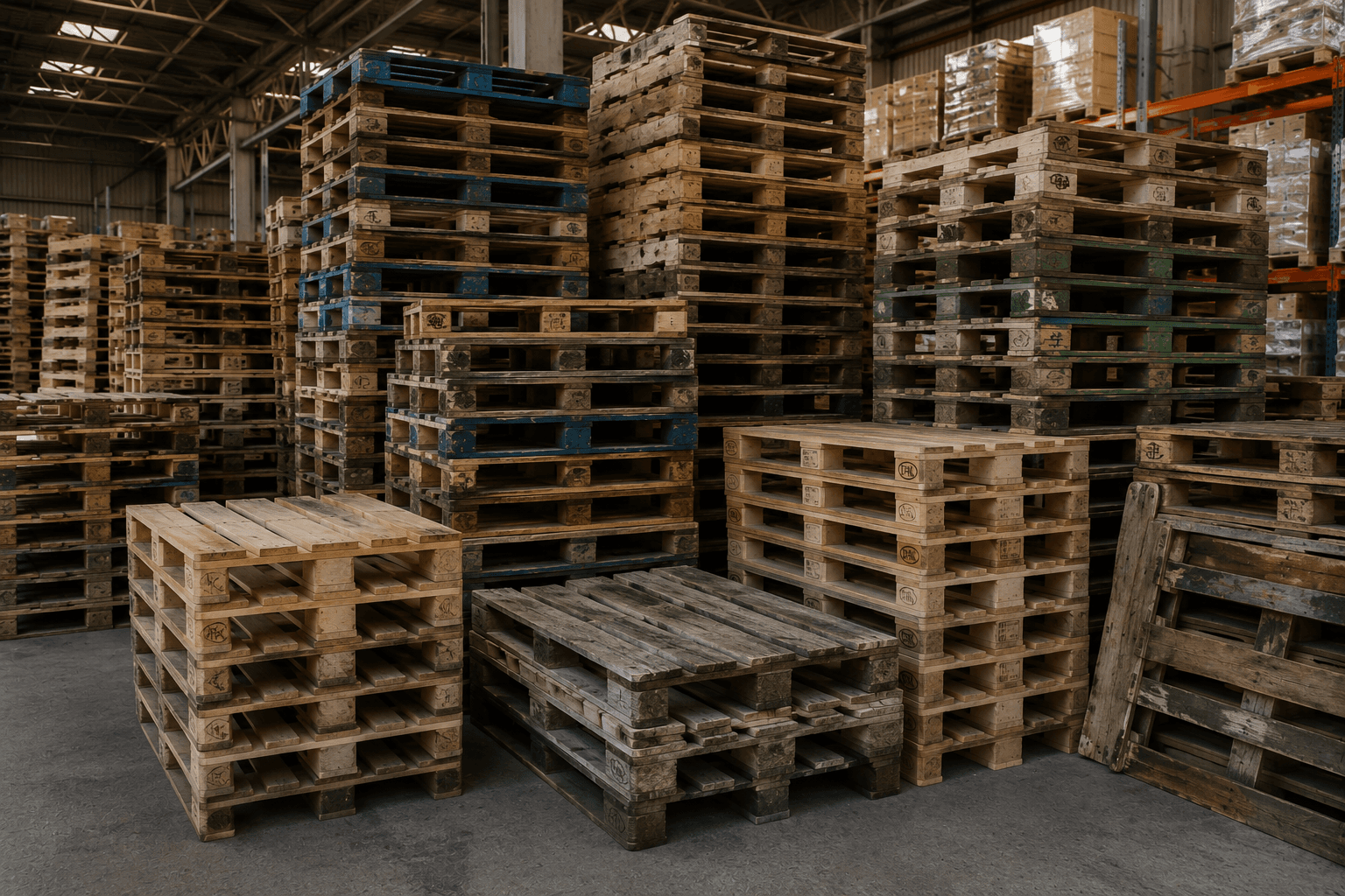 Mixed pallet inventory in facility